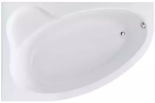 Ванна акриловая «Santek» Эдера 170/110 без опор без сифона белая левая