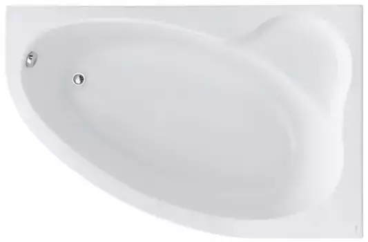 Ванна акриловая «Santek» Эдера 170/110 без опор без сифона белая правая
