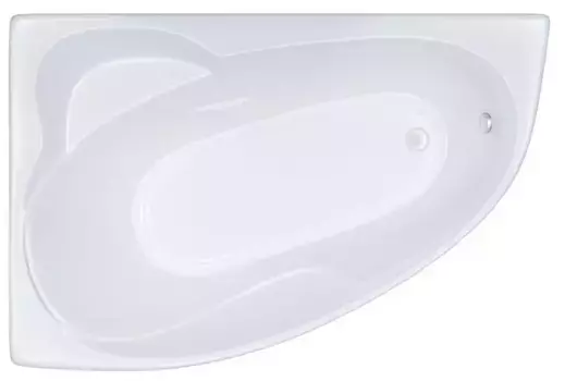 Ванна акриловая «Triton» Кайли 150/101 обрезанная без опор без сифона белая правая