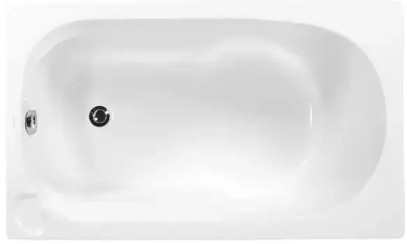 Ванна акриловая «Vagnerplast» Nike 120/70 без опор без сифона белая