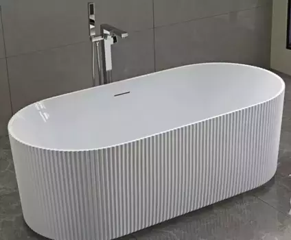 Ванна акриловая «Vincea» VBT-426 170/80 с ножками с сифоном белая матовая