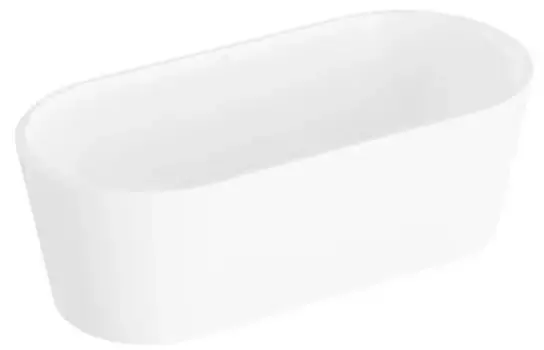 Ванна акриловая «Vitra» Geo 170/80 с ножками с сифоном белая