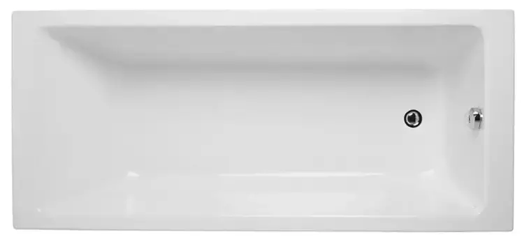 Ванна акриловая «Vitra» Neon 180/80 без опор без сифона белая