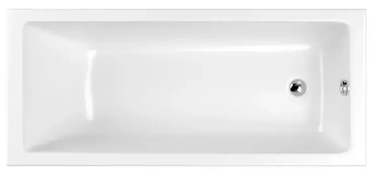 Ванна акриловая «Whitecross» Wave 150/70 без опор без сифона белая