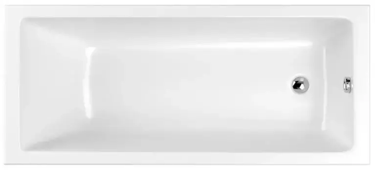 Ванна акриловая «Whitecross» Wave Slim 130/70 без опор без сифона белая