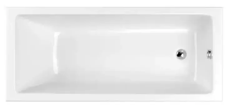 Ванна акриловая «Whitecross» Wave Slim 140/70 без опор без сифона белая
