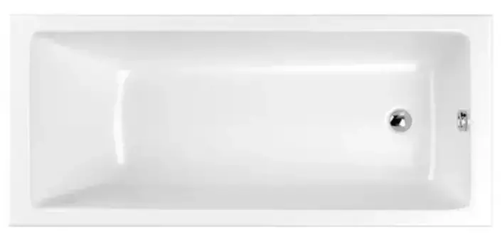 Ванна акриловая «Whitecross» Wave Slim 160/80 без опор без сифона белая