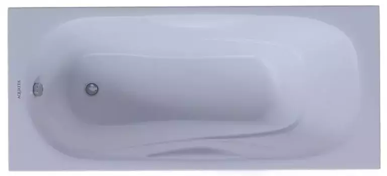 Ванна чугунная «Акватек» Гамма 170/75 с ножками без сифона белая
