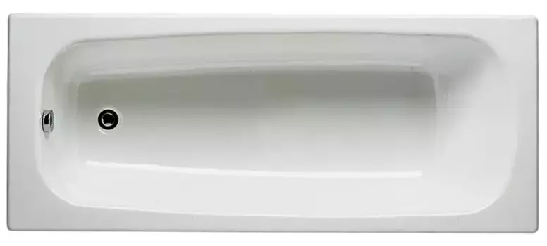 Ванна чугунная «Roca» Continental 100/70 (7211507001) без опор без сифона белая