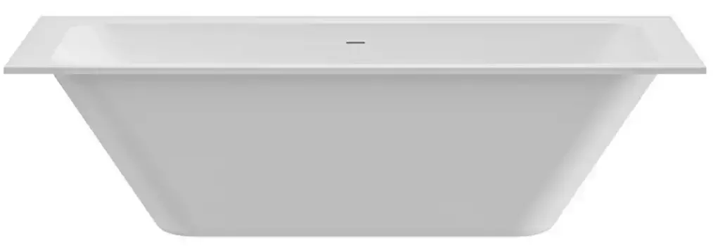 Ванна из искусственного камня «Cezares» CZR-SLIDER-170-80-57-SSB 170/80 с ножками с сифоном белая