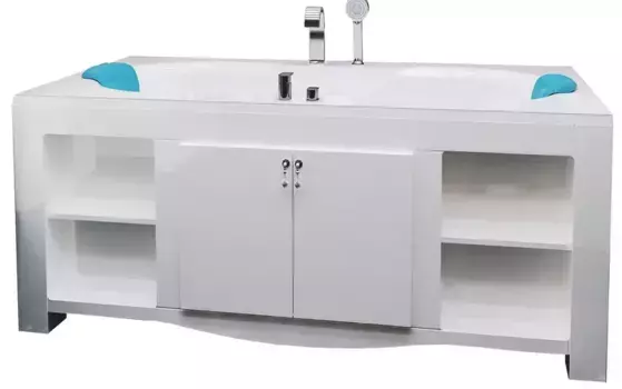 Ванна из искусственного камня «Фэма» Бомонд 178/90 с ножками без сифона белая