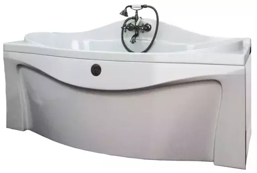 Ванна из искусственного камня «Фэма» Франческа 170/86 с каркасом без сифона белая