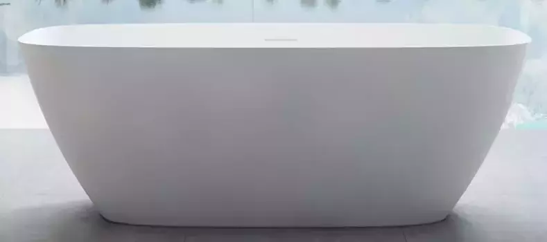 Ванна из искусственного камня «Vincea» VBT-6S02MW 170/72 с сифоном белая матовая