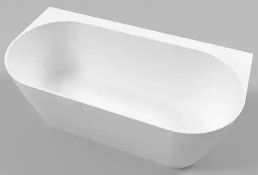 Ванна из искусственного камня «Whitecross» Pearl B 155/78 белая матовая