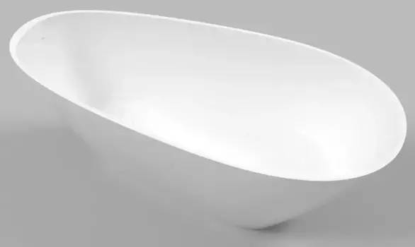 Ванна из искусственного камня «Whitecross» Spinel X 160/70 с сифоном белая глянцевая