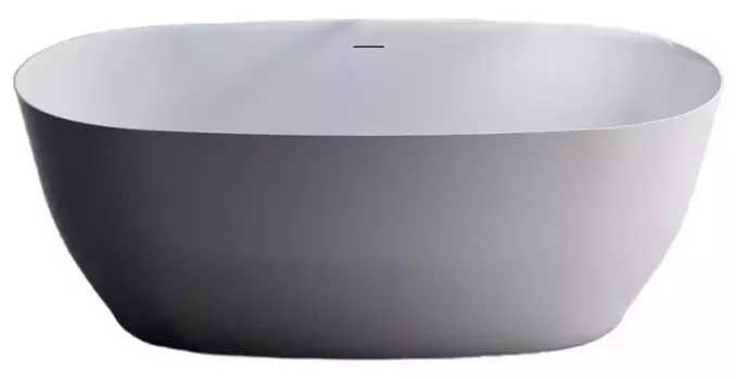 Ванна из литьевого мрамора «Астра-Форм» Атрия Solid 180/80 с интегрированным переливом с ножками перелив без сифона белая матовая