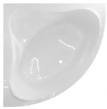 Ванна из литьевого мрамора «Эстет» Аврора 140/140 без опор без сифона белая