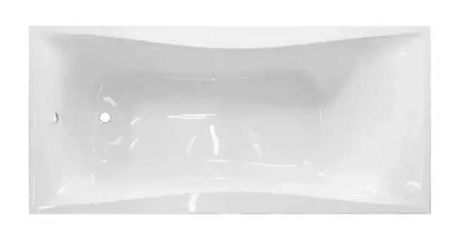 Ванна из литьевого мрамора «Эстет» Бета 170/80 без опор без сифона белая