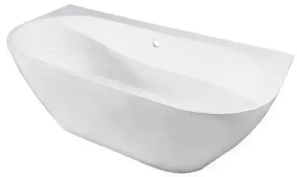 Ванна из литьевого мрамора «Эстет» Майами 170/85 с ножками без сифона белая