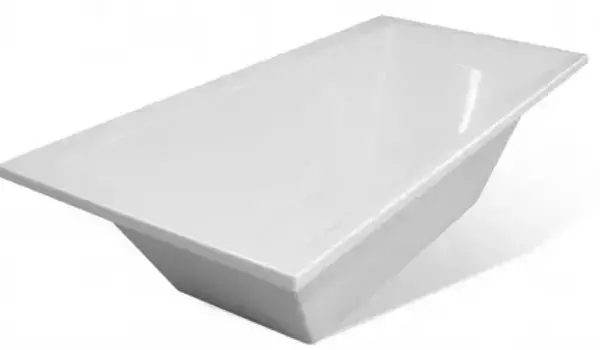 Ванна из литьевого мрамора «Эстет» Стелла 180/80 без опор без сифона белая