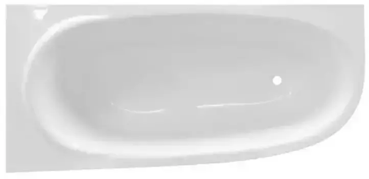 Ванна из литьевого мрамора «Эстет» Венеция 170/80 без опор без сифона белая левая
