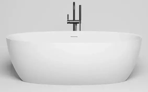 Ванна из литьевого мрамора «Salini» Alda 170/80 S-Sense с сифоном белая глянцевая