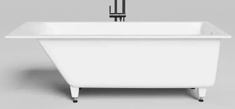 Ванна из литьевого мрамора «Salini» Cascata 180/80 S-Sense с ножками без сифона белая глянцевая