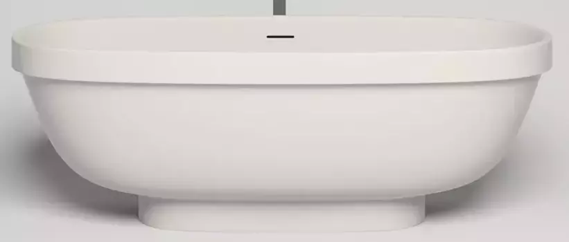 Ванна из литьевого мрамора «Salini» Greca In 180/80 S-stone с сифоном цвет на заказ матовая