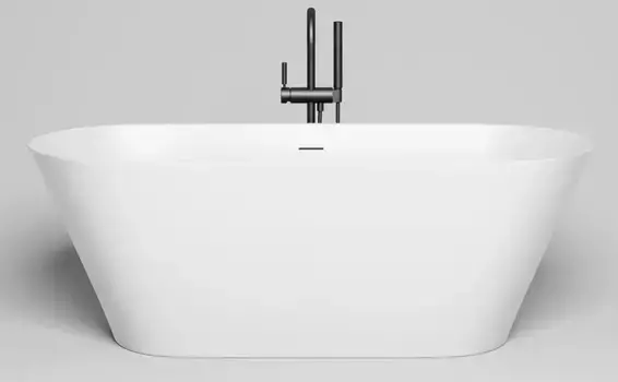 Ванна из литьевого мрамора «Salini» Mona 170/72 с сифоном белая матовая