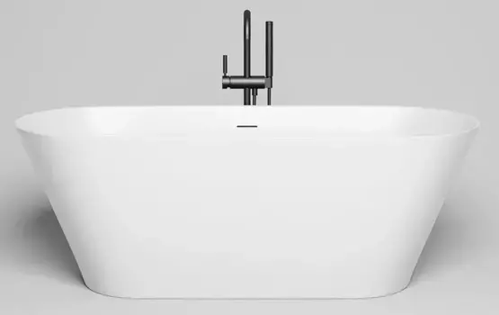 Ванна из литьевого мрамора «Salini» Mona 180/80 с сифоном белая матовая