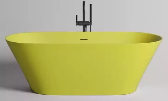 Ванна из литьевого мрамора «Salini» Mona 170/72 с сифоном цвет на заказ матовая