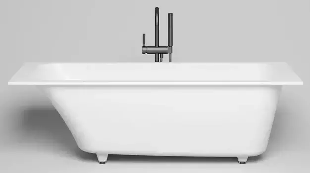 Ванна из литьевого мрамора «Salini» Orlanda Kit 160/70 S-Stone с ножками с сифоном белая матовая