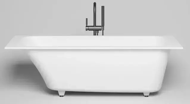 Ванна из литьевого мрамора «Salini» Orlanda Kit 170/80 S-Sense с ножками с сифоном белая глянцевая