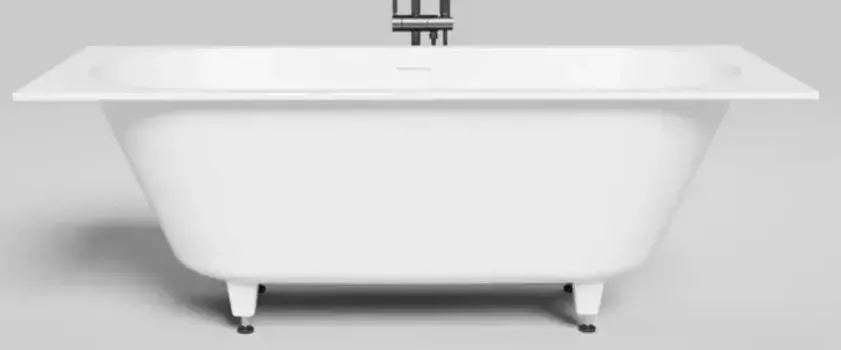 Ванна из литьевого мрамора «Salini» Ornella Axis Kit 170/70 S-Stone с ножками с сифоном белая матовая