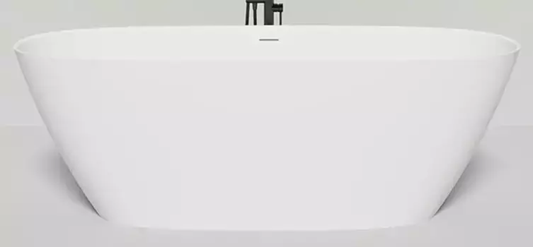 Ванна из литьевого мрамора «Salini» Sofia 185/90 S-Sense с сифоном белая глянцевая