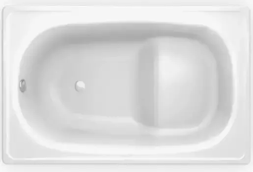 Ванна стальная «BLB» Europa 105/70 без опор без сифона белая