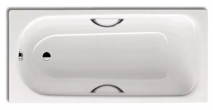 Ванна стальная «Kaldewei» Eurowa 311 160/70 без опор без сифона с отверстиями белая