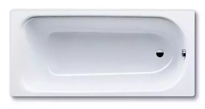 Ванна стальная «Kaldewei» Saniform Plus 372-1 160/72 perl-effekt без опор без сифона белая