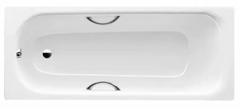 Ванна стальная «Kaldewei» Saniform Plus Star 331 150/70 antislip, perl-effekt без опор без сифона белая