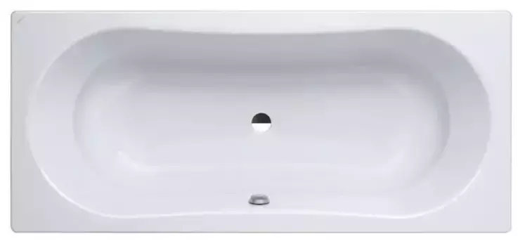 Ванна стальная «Laufen» Thallium 180/80 (2.2509.3.600.040.1) антискользящая без опор без сифона с отверстиями белая