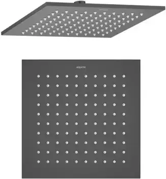 Верхний душ «Акватек» AQ2076MB чёрный матовый