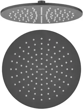 Верхний душ «Акватек» AQ2077MB чёрный матовый