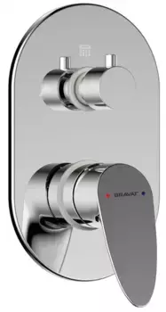 Внешняя часть смесителя «Bravat» Drop P69190C-RUS хром