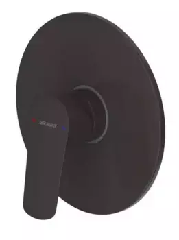 Внешняя часть смесителя «Bravat» Rhein PB8429564BWENG чёрный матовый