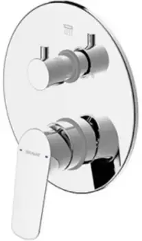 Внешняя часть смесителя «Bravat» Rhein PB8429564CP-3-ENG хром