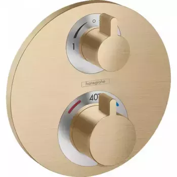 Внешняя часть смесителя «Hansgrohe» Ecostat S 15758140 шлифованная бронза