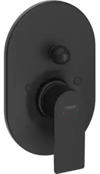 Внешняя часть смесителя «Hansgrohe» Rebris E 72459670 чёрная матовая