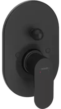 Внешняя часть смесителя «Hansgrohe» Rebris S 72449670 чёрная матовая