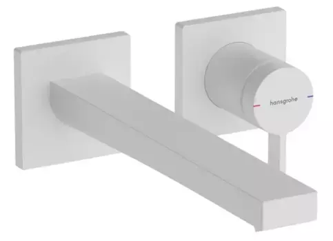 Внешняя часть смесителя «Hansgrohe» Tecturis E 73051700 23 белая матовая