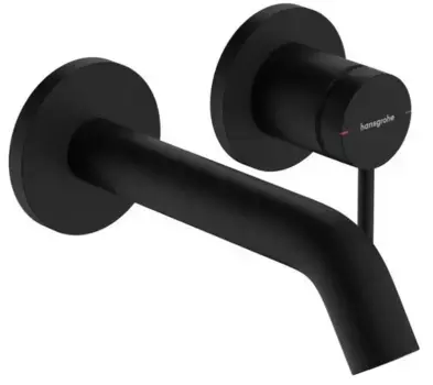 Внешняя часть смесителя «Hansgrohe» Tecturis S 73350670 17,5 чёрная матовая